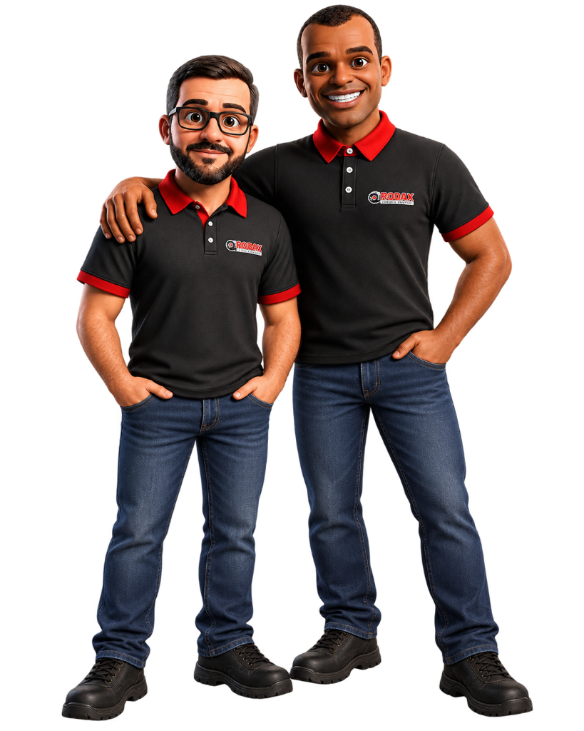 Mascotes da Rodax Centro Automotivo